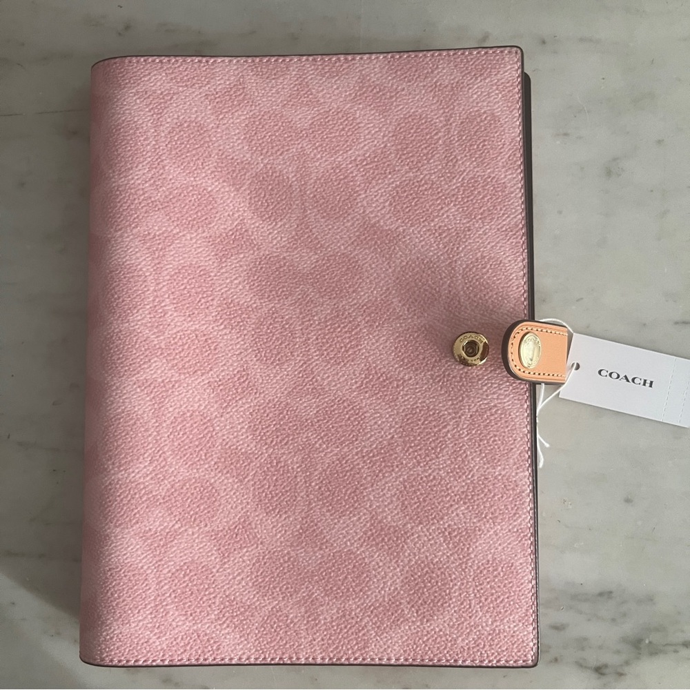 Coach Pink Notebook